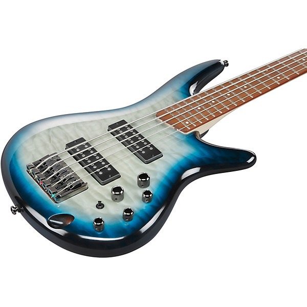 Ibanez SR405EQM Bajo Electrico De 5 Cuerdas Stained Cosmic Blue Starburst