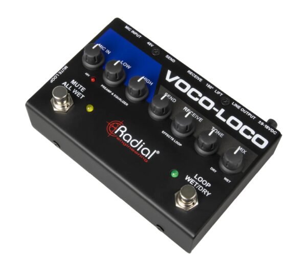 Radial Engineering Voco Loco Mk2 Pedal Conmutador De Efectos Para Voz e Instrumento