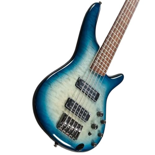 Ibanez SR405EQM Bajo Electrico De 5 Cuerdas Stained Cosmic Blue Starburst