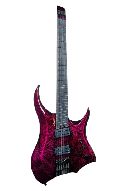 Legator R6F Revenant Headless Guitarra Electrica Multiescala Purple Rain
